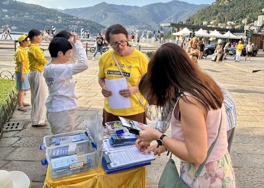 Image for article Italia: Presentazione della Falun Dafa in quattro città