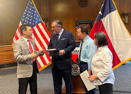 Image for article Dieci legislatori dello Stato del Texas esortano il senatore Cruz a portare avanti la legge sulla protezione del Falun Gong