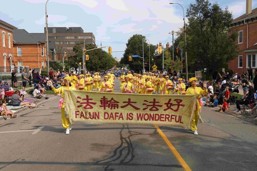 Image for article Toronto, Canada: i praticanti partecipano alla parata del Niagara Grape and Wine Festival