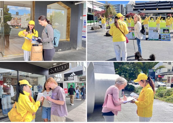 Image for article Nuova Zelanda: La gente condanna la persecuzione della Falun Dafa durante un evento ad Auckland