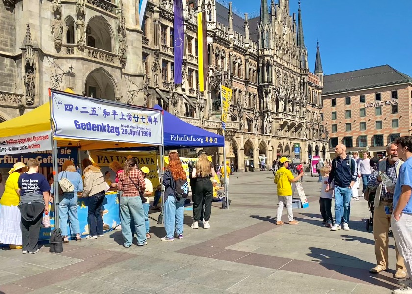 Image for article Germania: Evento a Monaco di Baviera per presentare la Falun Dafa e denunciare la persecuzione in Cina