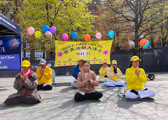 Image for article Finlandia: La celebrazione della Giornata Mondiale della Falun Dafa a Helsinki riscuote consensi