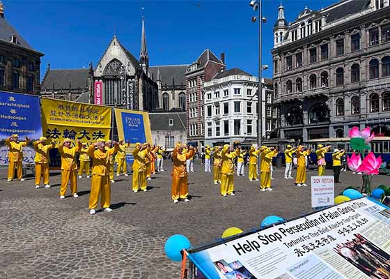 Image for article Paesi Bassi: Persone di ogni estrazione sociale hanno celebrato la Giornata della Falun Dafa