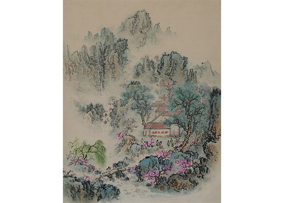 Image for article [Celebrazione della Giornata Mondiale della Falun Dafa] Dipinto paesaggistico: La verità nelle montagne remote