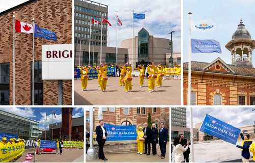 Image for article Quattro città canadesi issano la bandiera per celebrare la Giornata Mondiale della Falun Dafa