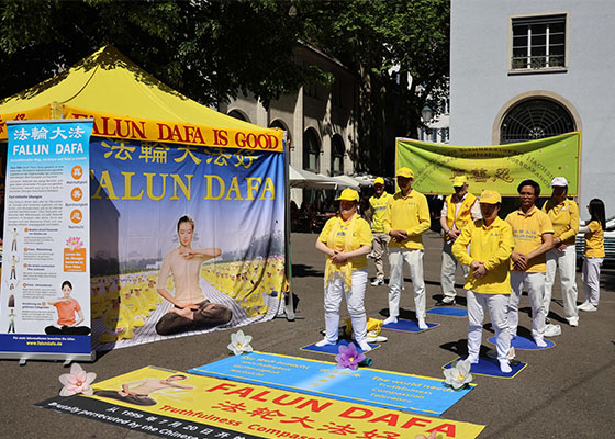 Image for article Presentazione della Falun Dafa a Zurigo, Svizzera