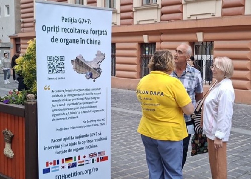 Image for article Brașov, Romania: La gente elogia i principi guida della Falun Dafa