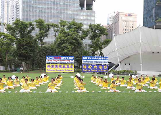 Image for article Singapore: Sostegno alle attività di sensibilizzazione sui 27 anni di persecuzione del Falun Gong