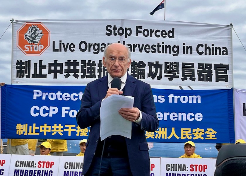 Image for article Australia: Manifestazione a Canberra per condannare il prelievo forzato di organi in Cina e la repressione transnazionale